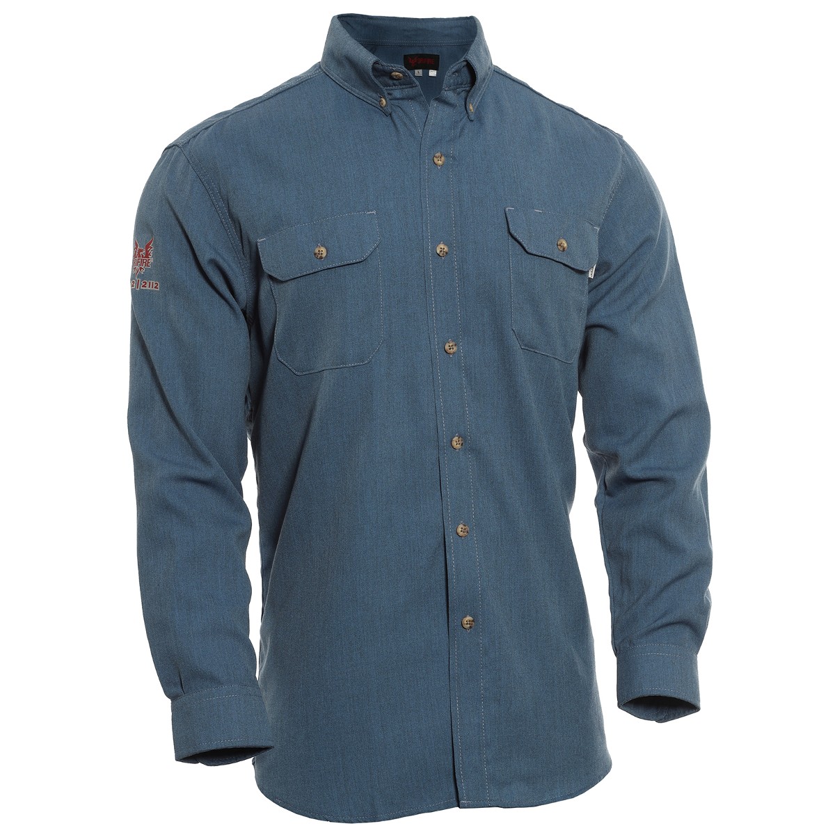 DRIFIRE FR Vented Work Shirt in Medium Blue